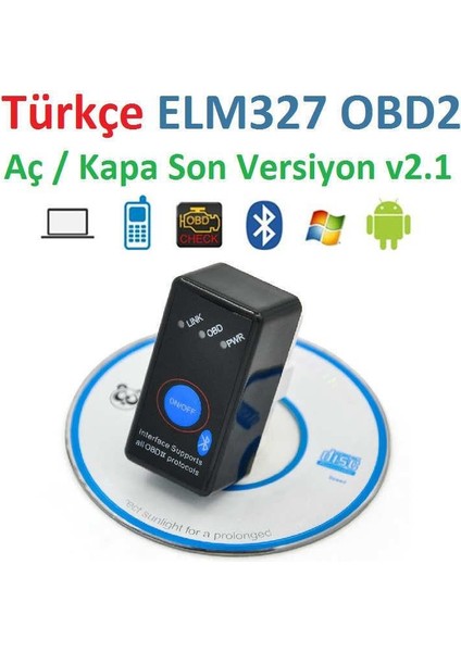 Obd2 Arıza Tespit Kod Okuma Cihazı 4896