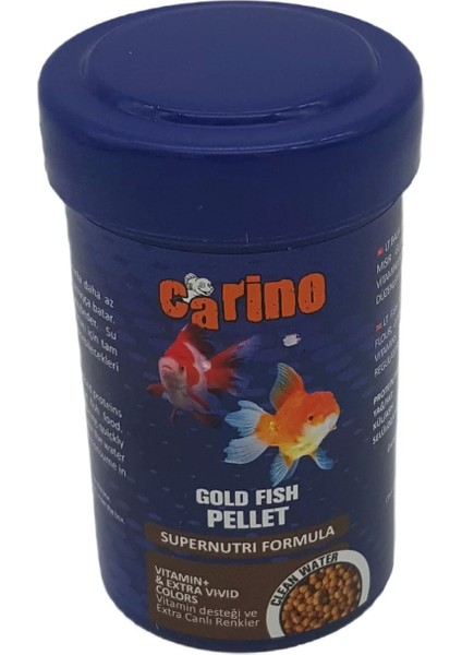 Gold Fish Pellet Japon Balığı Balık Yemi 250 ml