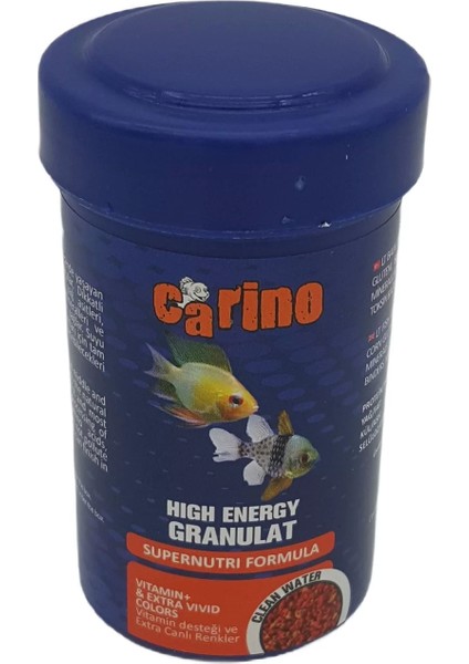 High Energy Granulat Tropikal Balık Yemi 250 ml