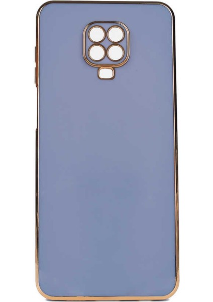 Xiaomi Redmi Note 9s Kılıf Parlak Kenarlı Kamera Korumalı Bark Kapak