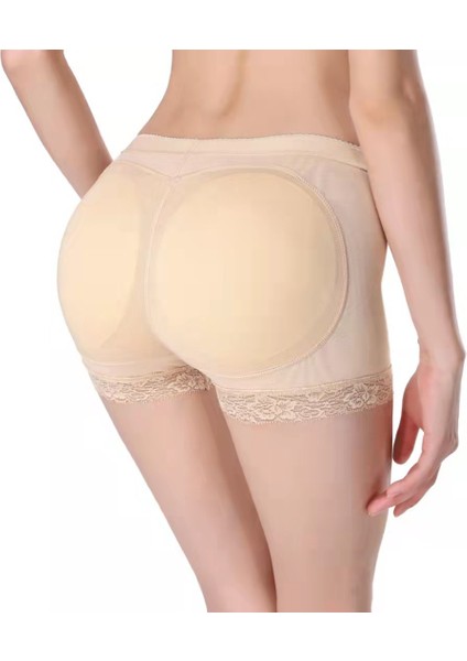 Vücut Şekillendirme Pantolon Kalça Göbek Düz Köşe Kadın Pantolon Sahte Popo Kalça Külot (Yurt Dışından)