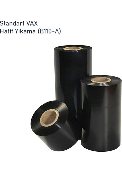 Netsan Etiket Standart Wax Resin Ribon 5X30MMX300M. (B110-A) Hafif Yıkama Outside