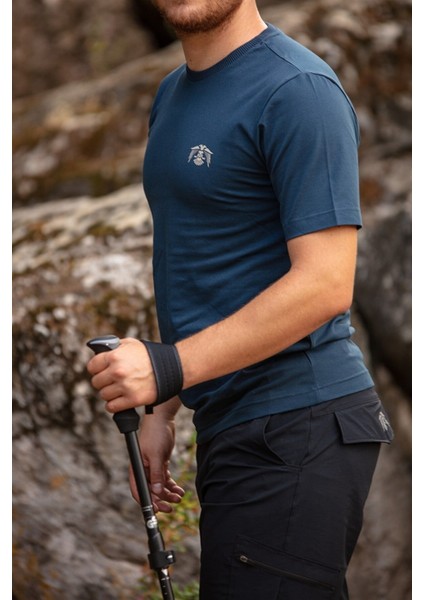 Kısa Kollu Pamuklu Basic T-Shirt