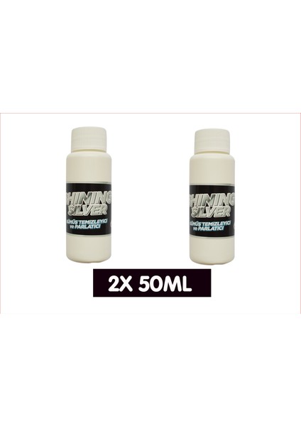 Shining Silver Gümüş Temizleyici 2 x 50 ml