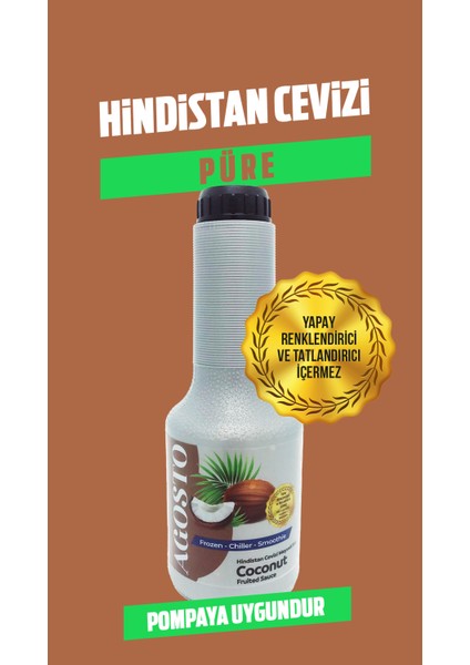 1 kg Hindistan Cevizi Meyveli Püre