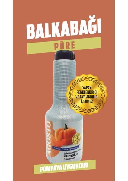 1 kg Balkabağı Meyveli Püre