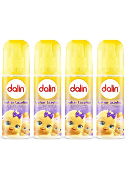 Bebek Kolonyası Bahar Tazeliği 150 ml x 4 Adet