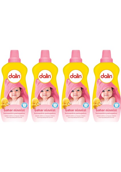 Konsantre Yumuşatıcı Bahar Ninnisi 1200 ml x 4 Adet