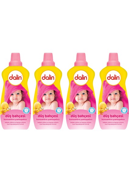 Dalin Konsantre Yumuşatıcı Düş Bahçesi 1200 ml x 4 Adet