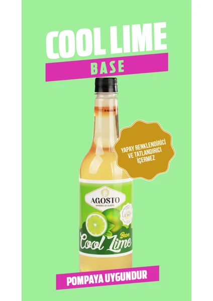 700 ml Cool Lime Base Şurup