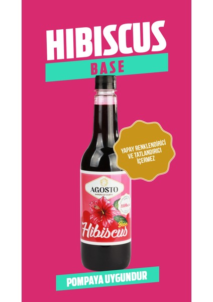 700 ml Hibiscus Base Şurup