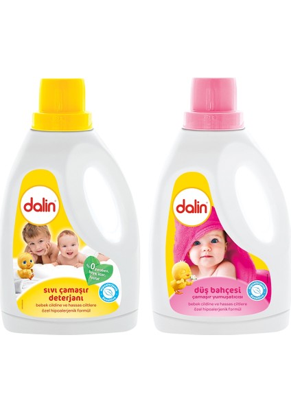 Sıvı Çamaşır Deterjanı 1500 ml + Düş Bahçesi Yumuşatıcı 1500 ml