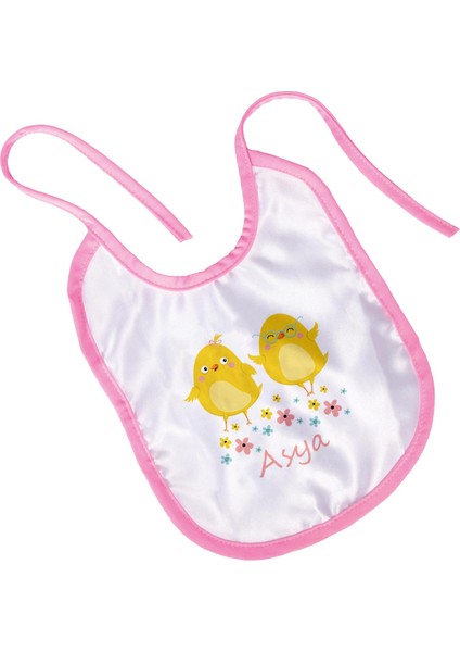 Ahşap Sandıkta Kişiye Özel Zıbın Önlük Ve Taş İsimlik Bebek Seti 109453