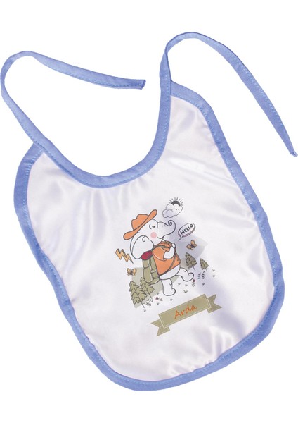 Ahşap Sandıkta Kişiye Özel Bebek Armağan Seti Biberon Önlük Patik ve İsimlik modelleri