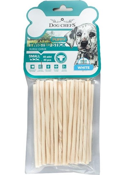 Burgulu Ince Puppy Beyaz 40 Lı Paket