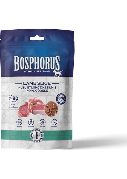 Kuzu Etli Ince Kesilmiş Köpek Ödülü 80 gr