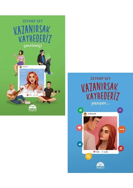 Kazanırsak Kaybederiz: Çevrimiçi - Kazanırsak Kaybederiz: Yazıyor - 2 Kitap - Zeynep Sey