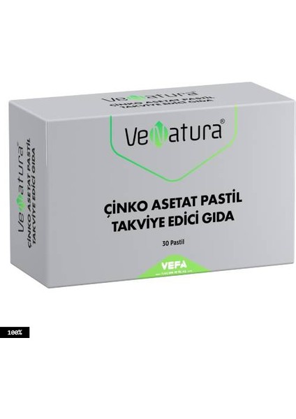 Çinko Asetat 30 Pastil