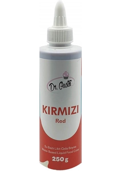 Su Bazlı Gıda Boyası Kırmızı 250 gr