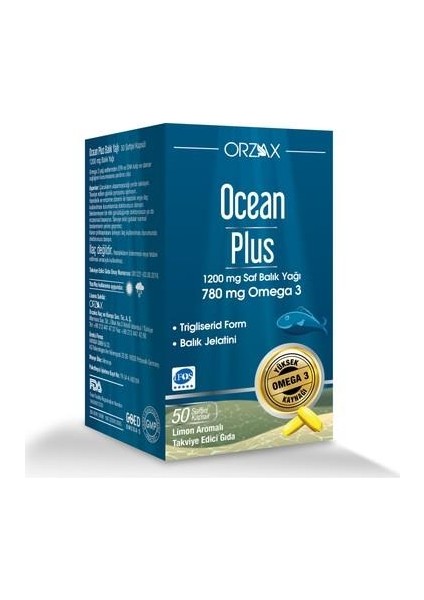 Orzax Ocean Plus 50 Kapsül