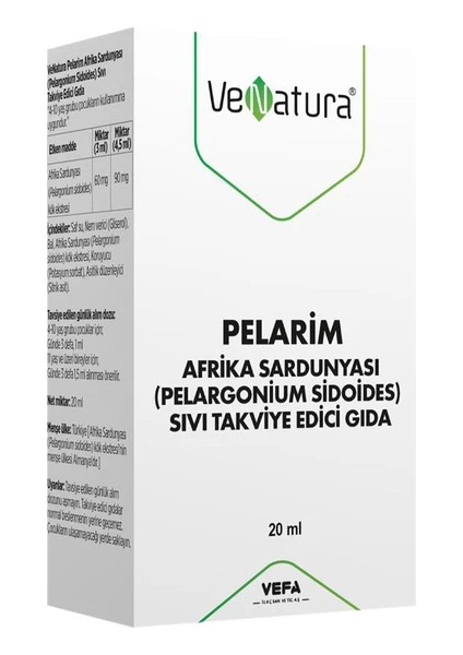 Pelarim Takviye Edici Gıda 20 Ml