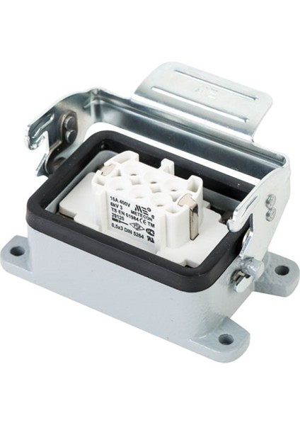 403090S 6X16A. Çoklu Makine Prizi Metal Mandalı