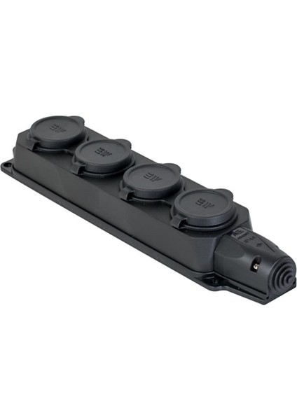 404007 1X16A 4lü Grup Priz Eğik