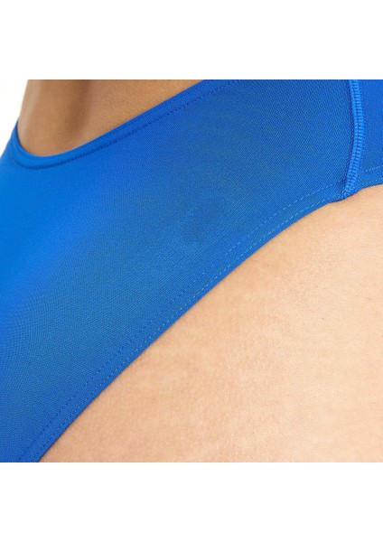 W Solid Swim Tech High Kadın Mavi Yüzücü Mayosu 2A24172