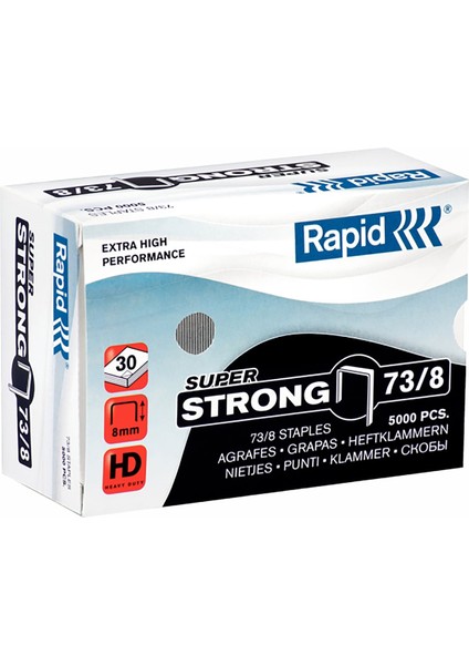 Rapıd Zımba Teli 73/8 Süper Güçlü 8mm