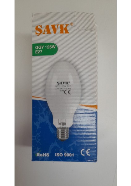 125W Civa Buharlı Ampul 4200K