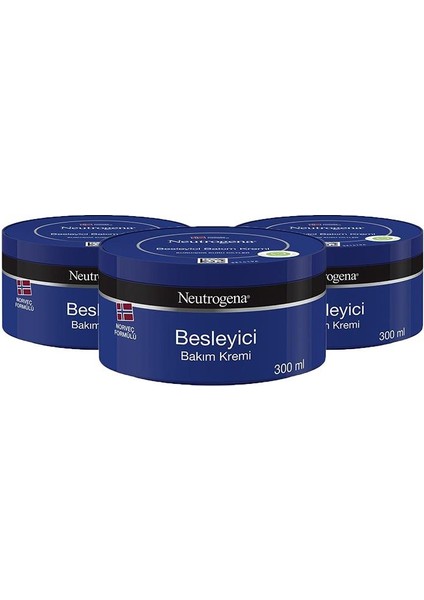 Norveç Formülü Besleyici Bakım Kremi 300 ml x 3