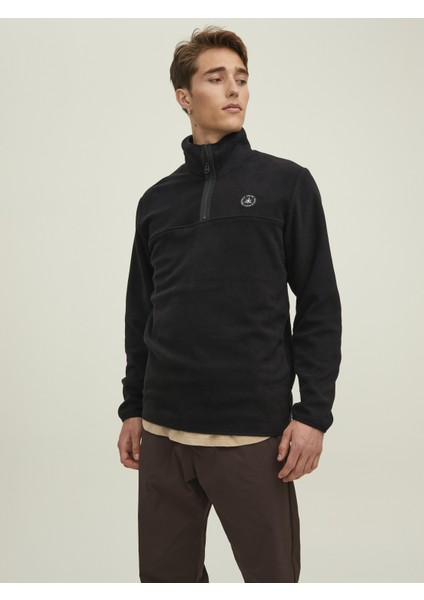 Jcotech Polar Sweat Hıgh Neck Siyah Erkek Polar 12218426-Black