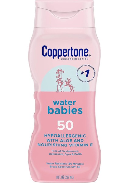 Water Babies SPF50 Güneş Losyonu 237ML