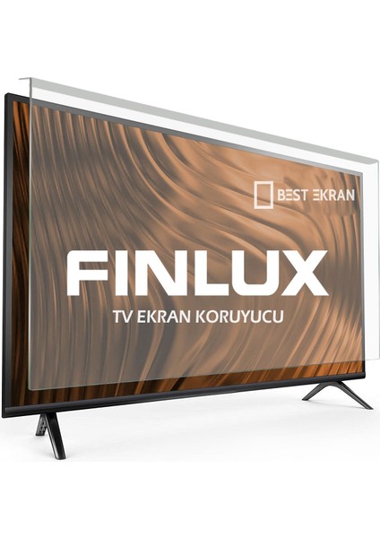 Finlux 32FX420H Tv Ekran Koruyucu - Finlux 32" Inç Tv Ekran Koruyucu Şeffaf Paneli