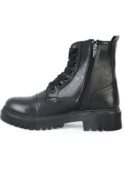 Mp 222-2736ZN Siyah Kadın Düz Bot modelleri