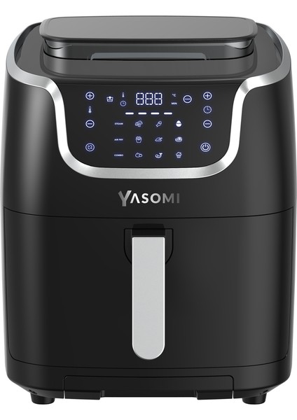 Y77 Xxl Buharli Airfryer 7lt 1700   SİYAH