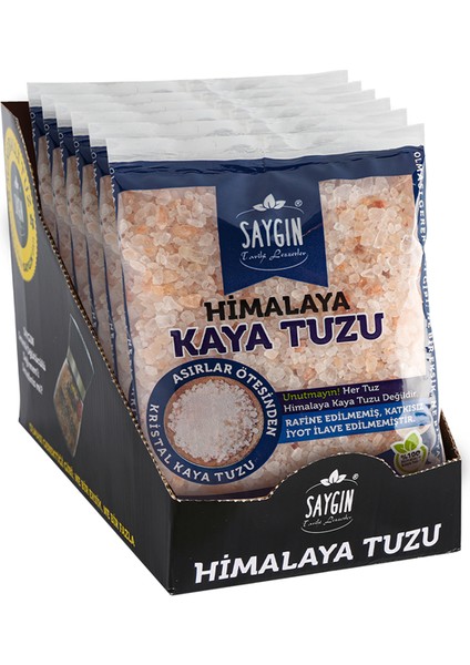 Himalaya Kaya Tuzu 6 x 500 gr + Kristal Kaya Tuzu Değirmenli 110 gr