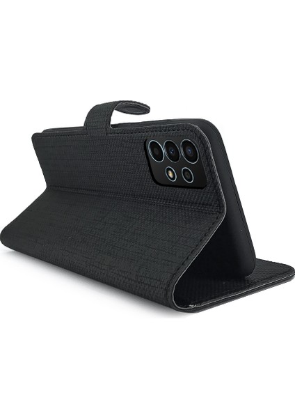A23 Kılıf Fitcase Fabric Kapaklı Cüzdanlı