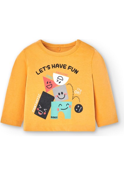 Erkek Bebek Sweatshirt Sarı