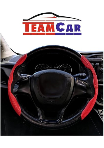 Team Car Oto Direksiyon Kaydırmaz Spor Kapak Tüm Araçlara Uyumlu