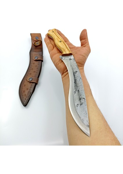 Hakiki Dövme Karbon Çelikten Kukri Bıçak , Kamp Bıçağı modelleri