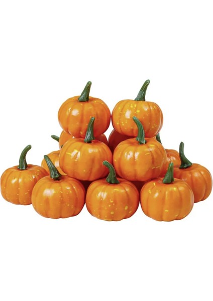 Cadılar Bayramı Mini Balkabağı 5x4 cm 6 Adet