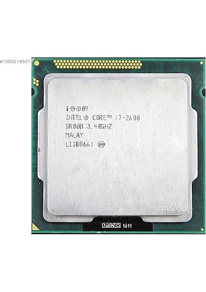 Core i7 2600 3,4 GHz 8 MB Cache 1155 Pin İşlemci