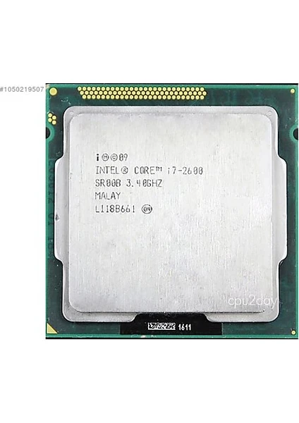 Core i7 2600 3,4 GHz 8 MB Cache 1155 Pin İşlemci