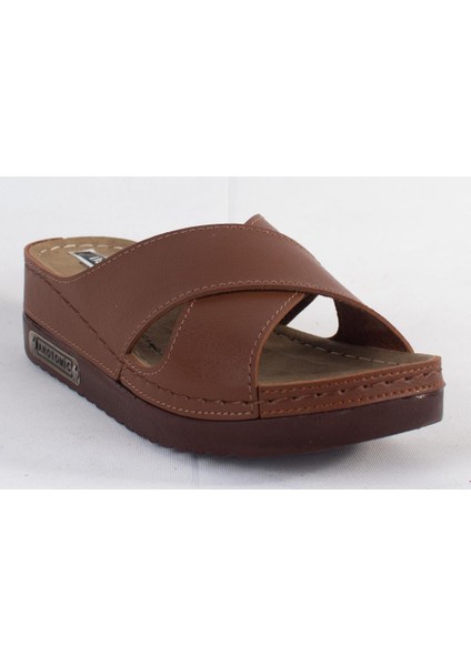 DZA37-3029 Taba Günlük Ortopedik Kadın Terlik