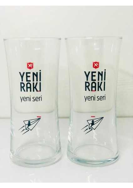 Yeni Rakı Uçurtma Desenli Rakı Bardağı 2 Adet Rakı Bardağı