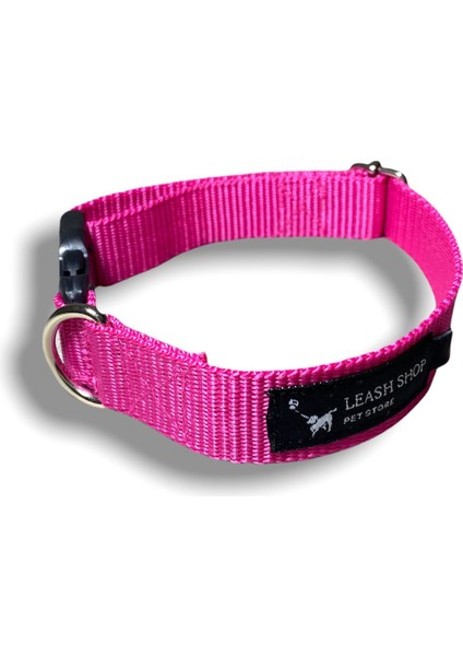 Leash Shop köpek Boyunluk Fuşya M Beden  30-45  cm