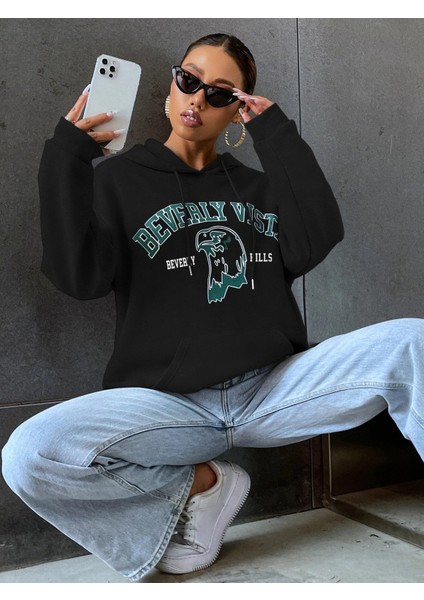 Kadın Beverly Baskılı Oversize Sweatshirt fırsatları
