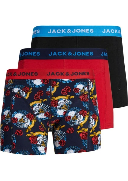 Jack & Jones Lımıt 3 Lü Paket Erkek Boxer 12211159