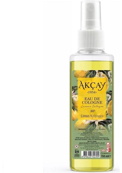 Limon Kolonyası Sprey 150 ml